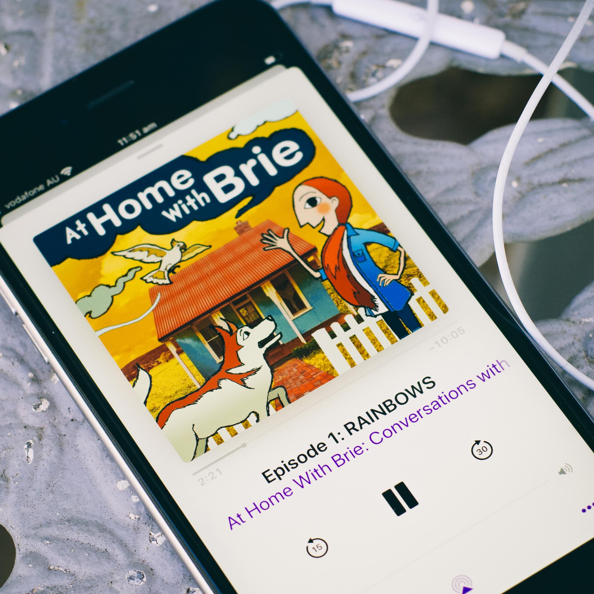 At Home With Brie podcast  in itunes